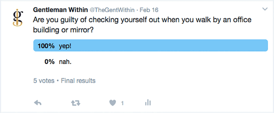 vanity twitter poll