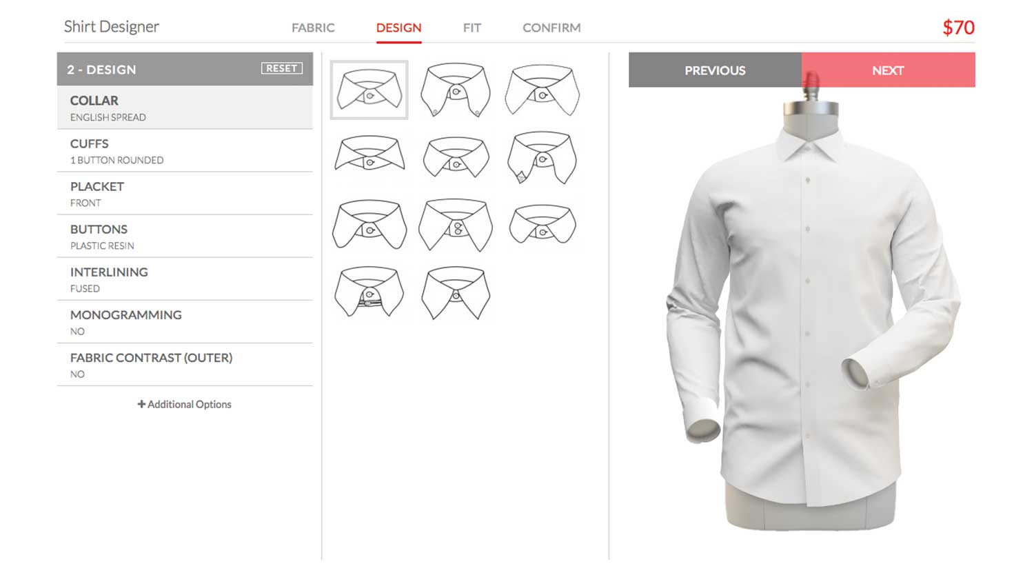 Custom Shirt Design Options