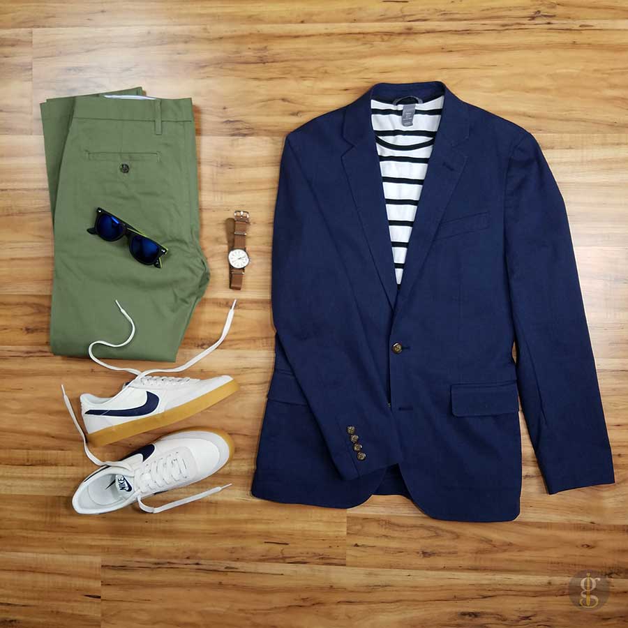 How To Wear A Navy Blue Blazer In The Spring | GENTLEMAN WITHIN