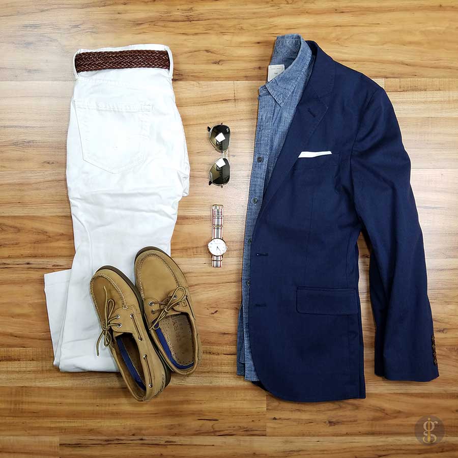 How To Wear A Navy Blue Blazer In The Summer | GENTLEMAN WITHIN