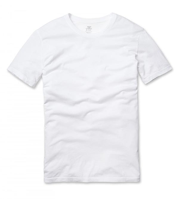 Reserved T-shirt lichtgrijs gestippeld casual uitstraling Mode Shirts T-shirts 