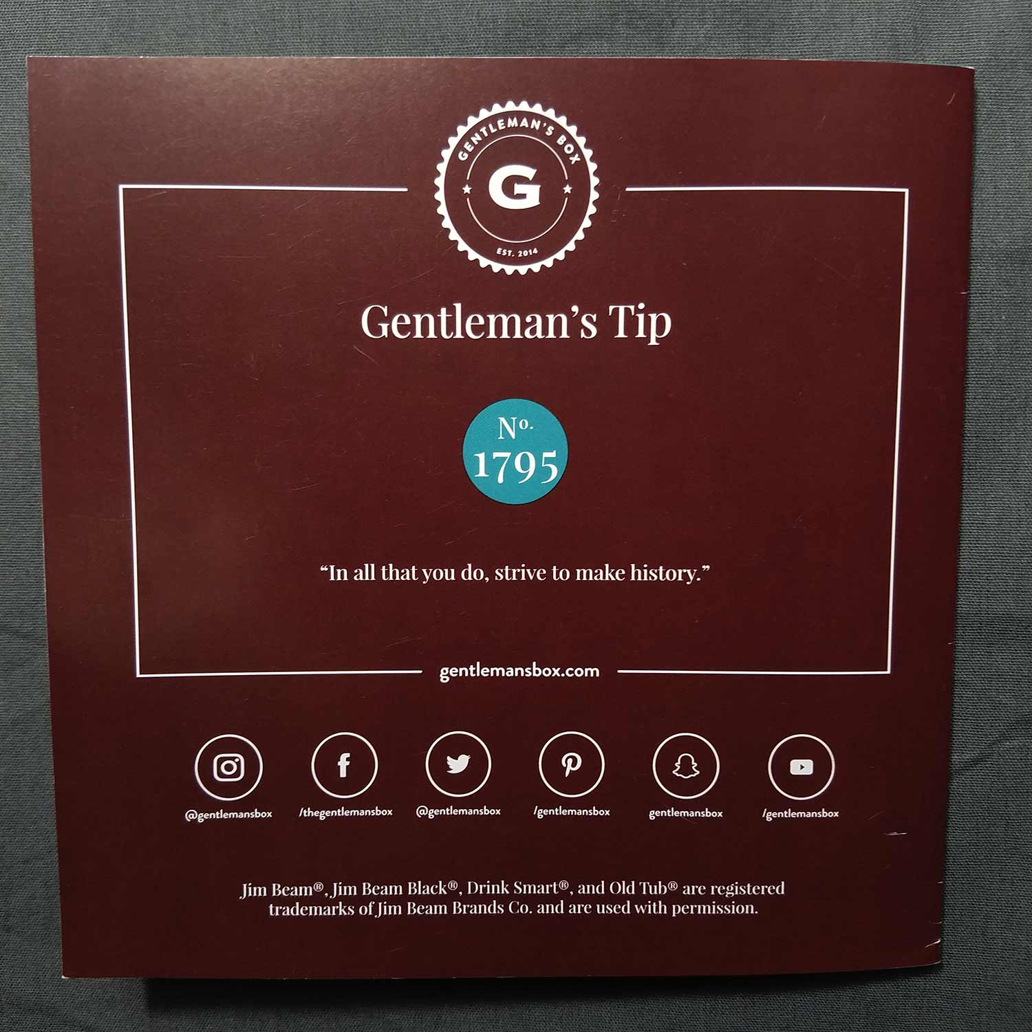 Gentleman's Tip