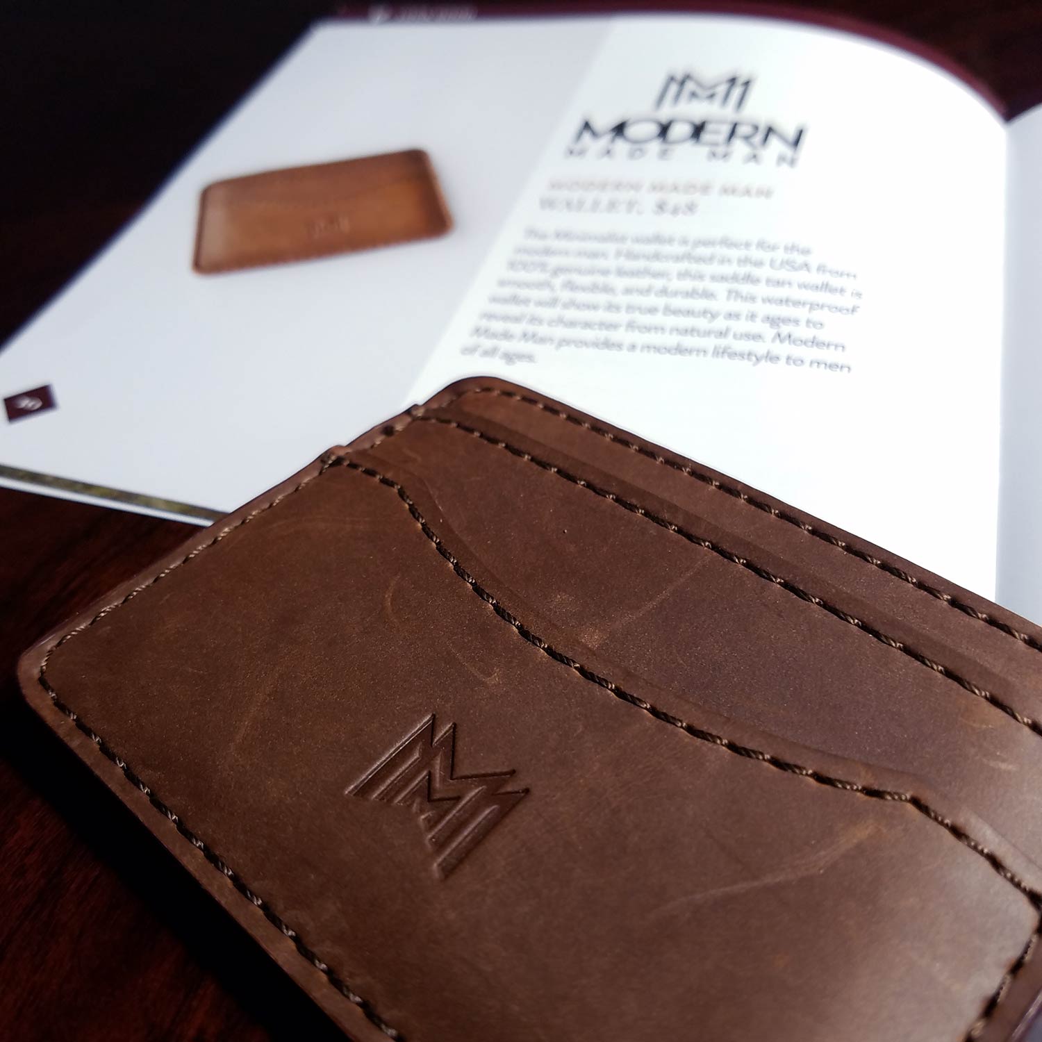 Modern Made Man Leather Wallet