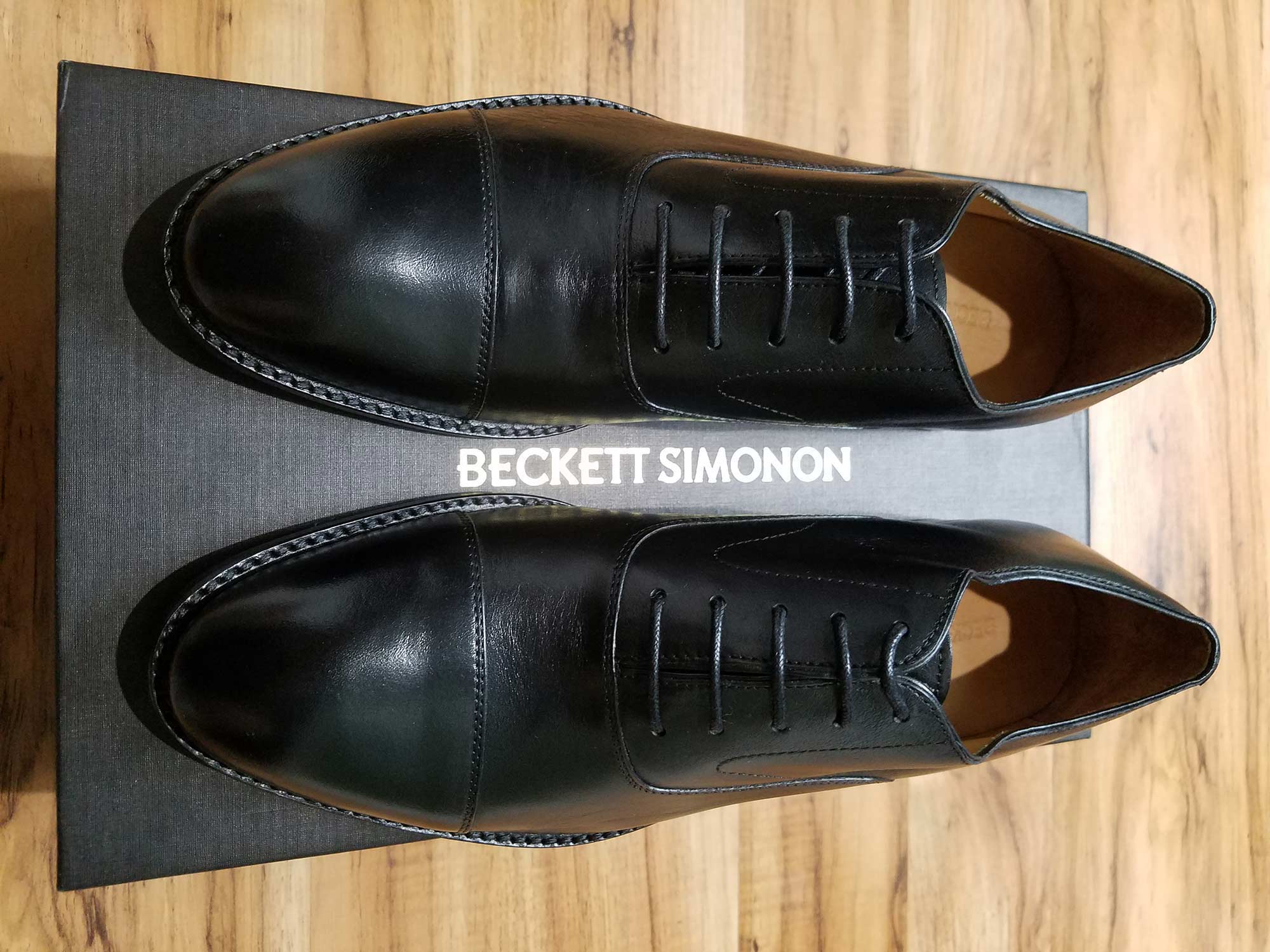 Beckett Simonon Dean Oxford Top View | GENTLEMAN WITHIN