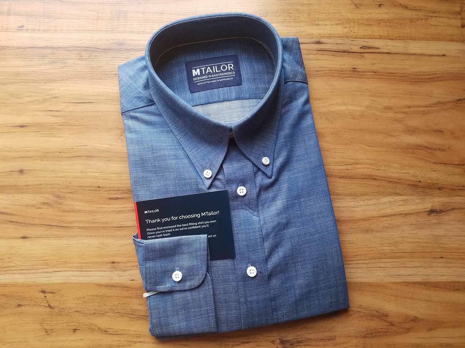 MTailor Custom Shirt Unboxed | GENTLEMAN WITHIN